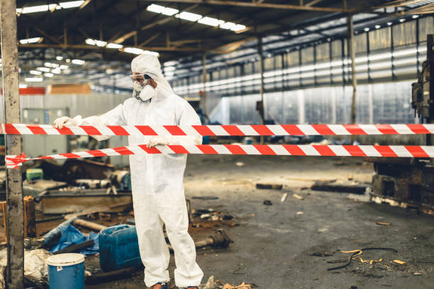 Professional Unattended Death Cleanup technician working in Little Silver, NJ